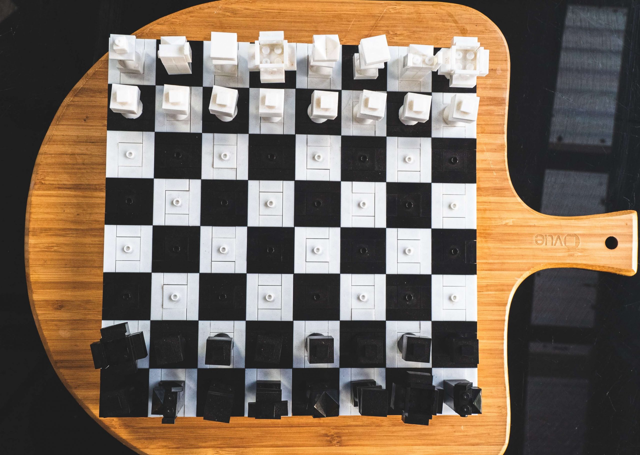Lego Chess Board Game| lego like pieces chess | White Alpaca